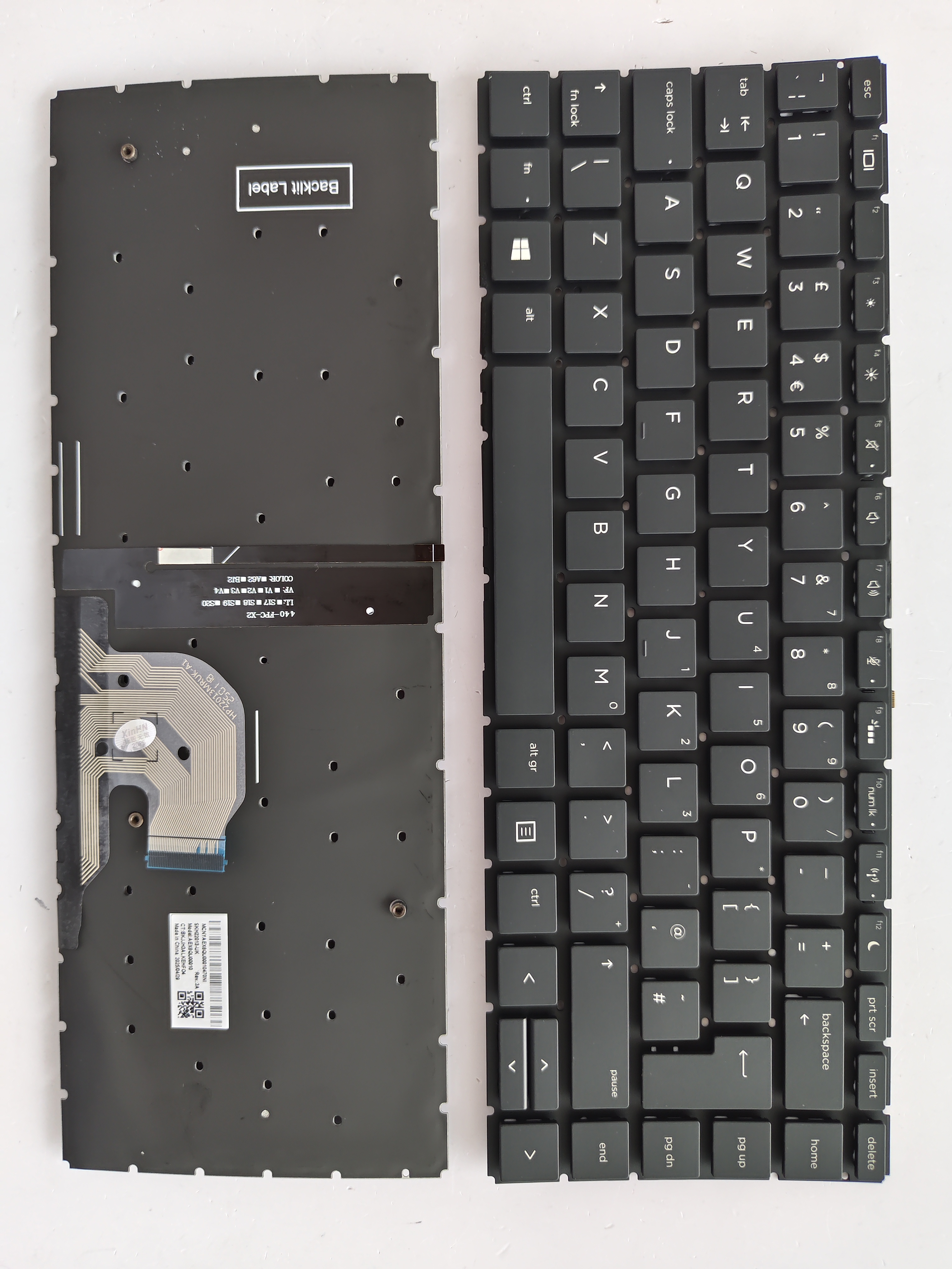 Picture of New Replacement Laptop Keyboard For HP 440G6/SK quality/445G6 BLACK Backlit (OEM) Uk Layout